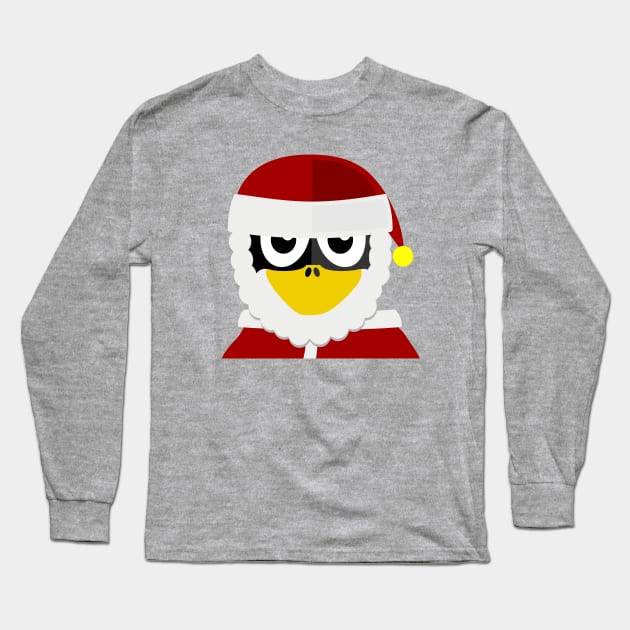 Penguin as Christmas Santa Long Sleeve T-Shirt by PatrioTEEism